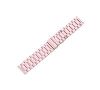 Bracelet De Montre For Acier Inoxydable Compatible For Samsung Galaxy 6/5 Pro/7/FE/4/Classic, Compatible For Amazfit Correa GTS-GTR-4-3-2-2e-mini(Rose pink 05,20mm watch band)