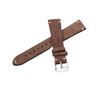 Bracelet De Montre For Cuir Souple 14 Mm, 16, 18, 20, 22, Style Vintage, Coutures Faites For La Main, Accessoires(Violet,20mm)