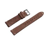 Bracelet De Montre For Cuir Souple 14 Mm, 16, 18, 20, 22, Style Vintage, Coutures Faites For La Main, Accessoires, Libération Rapide(Coffee,22mm)