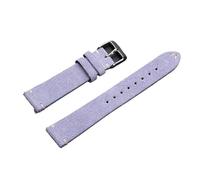 Bracelet De Montre For Cuir Souple 14 Mm, 16, 18, 20, 22, Style Vintage, Coutures Faites For La Main, Accessoires, Libération Rapide(Violet,20mm)
