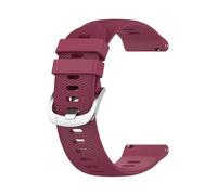 Bracelet De Montre For Silicone Compatible For Garmin Forerunner 265 265S 255S 255 Compatible For Vivoactive 3 4 Compatible For Venu 2(Wine red,18mm width strap)