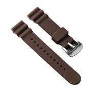Bracelet De Montre For Silicone For Seiko N° 5 SKX009 Prospex Water Ghost, Sport Étanche For Homme, Accessoires(Brown-lychee)