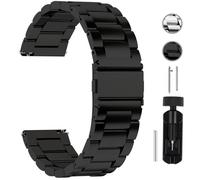 Bracelet de Montre - Fullmosa - Acier Inox - 22mm - Noir