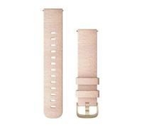 Garmin - Bracelet de montre Quick Release 20mm - Nylon tissé Rose poudré boucle Lightgold