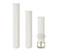 Garmin Bracelet de montre à dégagement rapide 20 mm Silicone Blanc Ivoire / Or crème
