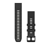 Garmin Quickfit® 22 Silicone Strap Noir Black / Pebble Gray