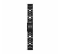 Garmin Bracelet QuickFit 22 – Compatible Fenix 6 22 mm – Gris Carbon / Titane Argenté