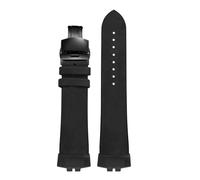 Bracelet de montre GBD 200 Compatible avec Casio GBD-200-1A série GBD-200RD-4, bracelet inférieur en caoutchouc vache rétro, accessoires for hommes(Black-black)