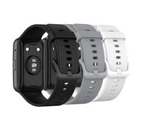 Bracelet de montre HUABAO compatible avec Huawei Watch Fit, bracelet de sport r glable en silicone, bracelet de remplacement pour montre connect