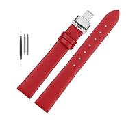 Bracelet de montre intelligente, bracelet, bracelets remplacement, 12/14/16/18/20 mm femmes hommes en cuir rouge tissage uni/motif bambou respectueux la peau(Plain Weave Silver,18mm)