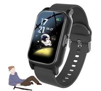 Bracelet de montre intelligente pour personnes âgées, avec appel vidéo HD, traqueur GPS et appel SoS, montre intelligente de détection de chute pour personnes âgées, pour démence, Alzheimer, cadeau de