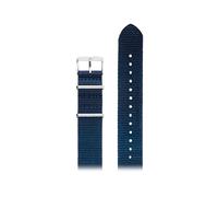 Komono Bracelet de montre Strap 20 Bleu Nato Silver