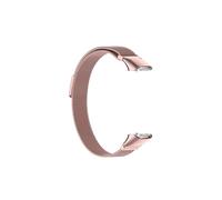 Bracelet de montre magnétique en acier inoxydable, en métal, de remplacement, adapté à la montre intelligente for Samsung Galaxy fit SM-R370 (Color : Rose Gold)