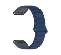 Bracelet de montre magnétique en silicone à ajustement rapide 20/22/26 mm for Garmin Fenix 8, 7X, 7, 7S, Fenix 5X, 5S Plus 3HR(MUH,20mm)