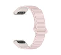 Bracelet de montre magnétique en silicone à ajustement rapide 20/22/26 mm for Garmin Fenix 8, 7X, 7, 7S, Fenix 5X, 5S Plus 3HR(StarP,22mm)