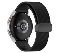 Bracelet de montre magnétique pour montre Garmin/Huawei/Samsung Galaxy 20 mm Black