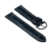 Bracelet De Montre Maurice Lacroix En Cuir Croco Bleu 20Mm 25838S