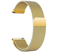 Bracelet de Montre Metal Acier Inoxydable pourHomme Femme,Bracelet de Montre Magnétique pour Intelligentes Montre Connectée et Montre Traditionnelle Dégagement Rapide 14mm/16mm/18mm/20mm/22mm/24mm