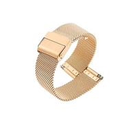 Bracelet de montre milanais en acier inoxydable, adapté for Garmin Vivomove HR/3/3S/Vivoactive 4/4S/3/Venu/Luxe/Style, bracelet de montre à dégagement rapide(Gold,Vivomove HR)