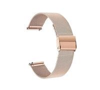 Bracelet de montre milanais en acier inoxydable, adapté for Garmin Vivomove HR/3/3S/Vivoactive 4/4S/3/Venu/Luxe/Style, bracelet de montre à dégagement rapide(Rose Gold,Vivomove)