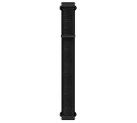 Garmin Original 20mm UltraFit Sangle Nylon Fermeture Velcro Ultra Léger Elastique Antimicrobien Noir Noir Taglia Unica