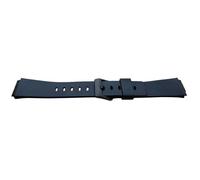 Bracelet de montre - MY-MONTRE - MRW10 (compatible Casio) - Noir - Polyuréthane hypoallergénique - 18/22mm
