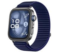 Bracelet de montre No Gap en nylon tressé compatible avec Huawei Watch Fit 4 Pro - Compatible avec Huawei Watch Fit 3/4, Eine Grösse, Nylon, Pas de gemme