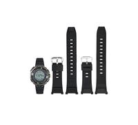 Bracelet de montre noir et argent pour Casio PRG-130Y/PAW/PRW-1500