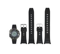 Bracelet de montre noir et argent pour Casio PRG-130Y/PAW/PRW-1500