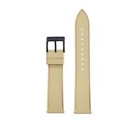 Bracelet de montre plongée FKM 22 mm, étanche à la poussière et l'eau, for hommes femmes(Khaki-Black)