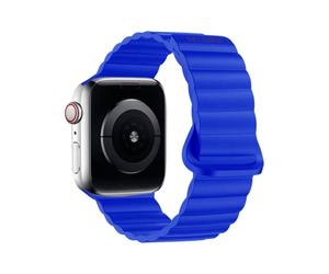 Bracelet de Montre pour Apple Watch 38/40/41/42mm Traction Loop Strap Bleu