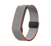 Bracelet de montre pour Fitbit Air, bracelet élastique en nylon respirant avec boucle magnétique, absorbant la transpiration, compatible avec Google Air (orange)