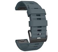Bracelet de Montre pour Garmin Fenix 6X / 6X Pro, Fenix 5X / 5X Plus, Fenix 3/3 HR Accessoires, Bande de Largeur QuickFit 26mm (Gris Bleu)