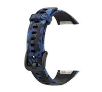 Bracelet de montre pour Huawei Band 6 Honor Band 6/7 Black+Blue