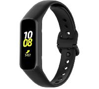 Bracelet de montre pour montre intelligente Samsung Galaxy Fit E SM-R375 Black