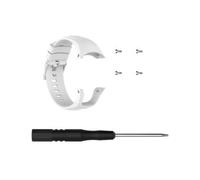 Bracelet de montre pour Suunto Spartan Trainer Wrist HR en silicone White