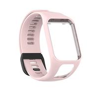 Bracelet de montre pour TomTom Golfer 2/Runner 2/Runner 3, bracelet de rechange pour montre connectée TomTom Spark/Adventurer pour homme et femme, Silicone, Pas de gemme