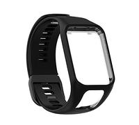 Bracelet de montre pour TomTom Golfer 2/Runner 2/Runner 3, bracelet de rechange pour montre connectée TomTom Spark/Adventurer pour homme et femme, 20,5 centimètres, Silicone, Pas de gemme