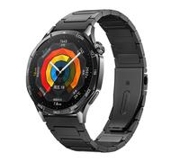 Bracelet de Montre Premium 22mm en Alliage de Titane Noir - Ajustement Universel