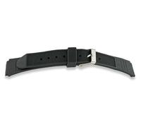 Bracelet de Montre PVC 18mm Noir Type Casio