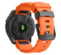 Bracelet de montre Quickfit de 26 mm pour Garmin Fenix 8 51 mm / Fenix 5X/Fenix 7X/6X/5X Plus/6X Pro - Bracelet de rechange en silicone robuste pour Garmin Fenix 3/Tactix Delta/EPIX Pro 51 mm/Enduro 3