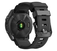 Bracelet de montre Quickfit de 26 mm pour Garmin Fenix 8 51 mm / Fenix 5X/Fenix 7X/6X/5X Plus/6X Pro - Bracelet de rechange en silicone robuste pour Garmin Fenix 3/Tactix Delta/EPIX Pro 51 mm/Enduro 3