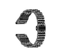 Bracelet De Montre Quickfit En Métal, 26 22 20mm, Adapté For Garmin Fenix 7S 7x7 6S 6X 6 Pro 5X 5 5s 935 945 Enduro Gen2, Bracelet En Acier Inoxydable(Black,20mm)