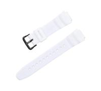 Bracelet De Montre Rechange 18 Mm For CASIO AE1200/1300/1000 W-219, For Caoutchouc Silicone, For Homme, Accessoire(White B)