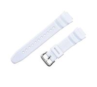 Bracelet De Montre Rechange 18 Mm For CASIO AE1200/1300/1000 W-219, For Caoutchouc Silicone, For Homme, Accessoire(White S)
