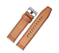 Bracelet de montre rétro en cuir à dégagement rapide compatible avec Fossil JR1354|1487|1424 Diesel, noir et marron foncé, 22 mm 24(Brown-Silvery Buckle,24mm)