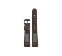 Bracelet de montre Silicone Compatible avec Casio AQ-S810W/S800W AE-1000W AE1200 SGW-400H/300H/500H W-735H/216H MRW-200(Brown-Black B)