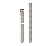 Garmin Quickfit® 20 Mm Silicone Strap Argenté French Gray