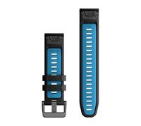 Garmin Quickfit 22 Mm Silicone Strap Noir,Argenté