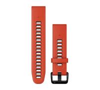 Garmin Bracelet QuickFit® 20 mm Silicone Orange Flame Red / Graphite